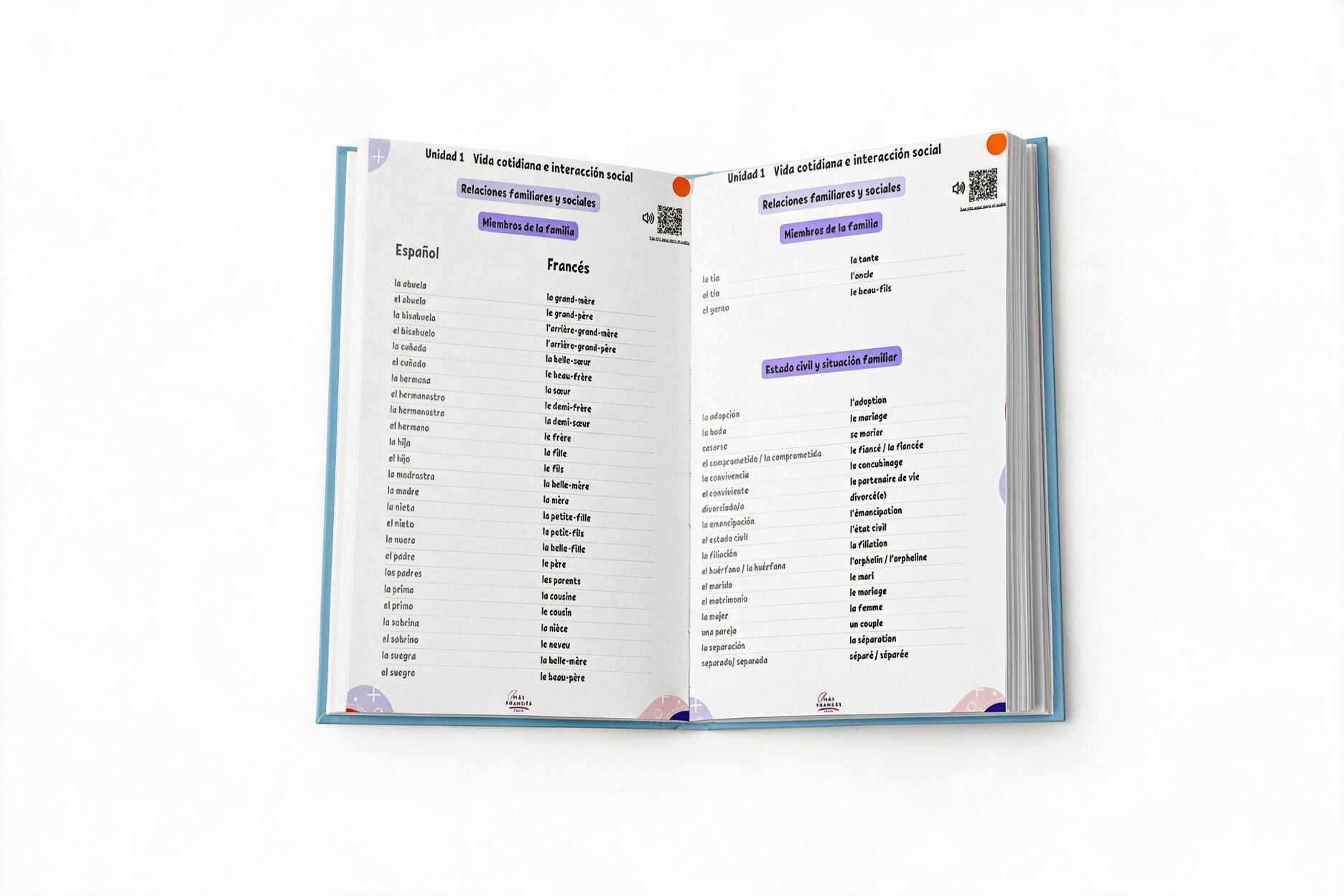 Libro de vocabulario de francés, foto 1